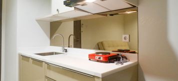 Common Space 3 Exclusive 1BR Apartment at Praxis By Travelio