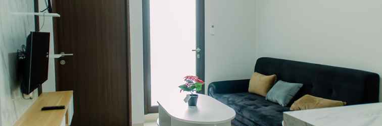 Lobi Comfort Living and Simply 2BR at Transpark Bintaro Apartment By Travelio