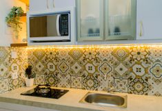Common Space 4 Cozy Stay Studio Apartment near AEON Mall at B Residence By Travelio