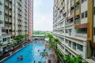 Swimming Pool Comfortable Pool View Studio Room Apartment at Gateway Park LRT City Bekasi By Travelio