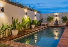 Swimming Pool 4 3-BR Private Pool Villa Munggu Canggu