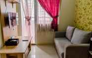 Common Space 3 Tidy and Elegant 2BR Green Pramuka City Apartment near Mall By Travelio