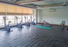 Fitness Center 6 Cozy Living and Comfortable Studio Room Apartment at Dave By Travelio