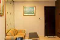 Lobby Enjoy and Nice 1BR at Sudirman Suites Apartment By Travelio