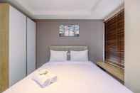 Bedroom Comfort and Elegant Studio Kebayoran Icon Apartment By Travelio