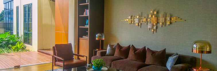 Lobby Nice and Spacious 2BR at Permata Hijau Suites Apartment By Travelio