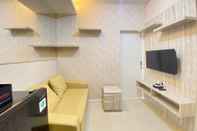 Common Space Cozy and Nice 2BR Apartment at Parahyangan Residence By Travelio