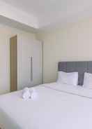 BEDROOM Comfort and Nice Studio at Menteng Park Apartment By Travelio