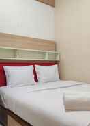 BEDROOM Comfy and Elegant 1BR at Vida View Makasar Apartment By Travelio
