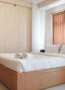 BEDROOM Comfort and Best Deal Big Studio at Green Pramuka City Apartment By Travelio