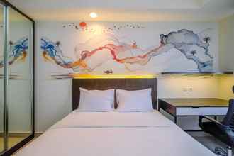 Bedroom 4 Tidy and Cozy Stay Studio at Evenciio Margonda Apartment By Travelio