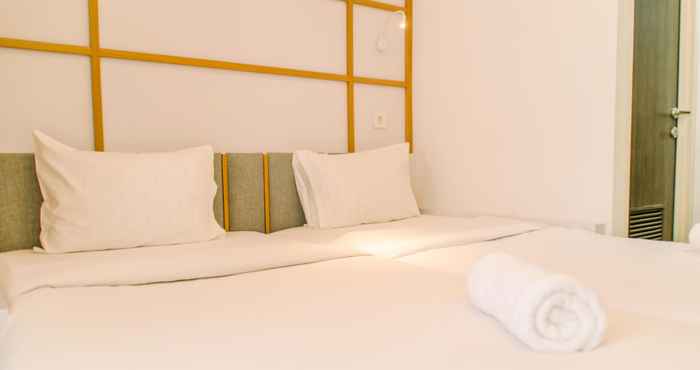 Kamar Tidur Cozy Stay and Homey Studio at Serpong Garden Apartment By Travelio