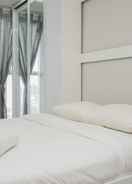 BEDROOM Comfort and Elegant Studio at Transpark Bintaro Apartment By Travelio