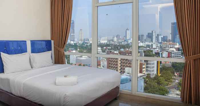 Bedroom Spacious and Nice 3BR at Menteng Park Apartment By Travelio