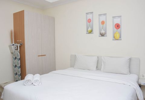 Bedroom Nice and Spacious Studio at Menteng Park Apartment By Travelio