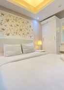 BEDROOM Well Furnished Studio Apartment at Grand Asia Afrika By Travelio