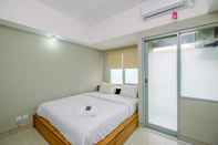 Bedroom Elegant Wide View Studio at Gateway Park LRT City Apartment By Travelio