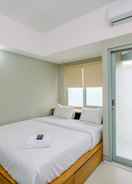 BEDROOM Elegant Wide View Studio at Gateway Park LRT City Apartment By Travelio