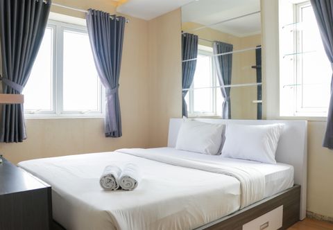 Bedroom Lavish 3BR Residence at Grand Palace Kemayoran Apartment By Travelio