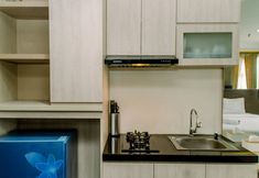 Bedroom 3 Comfy and Minimalist Studio at Bintaro Icon Apartment By Travelio