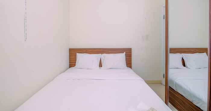 Bedroom Simply and Homey 2BR at Green Pramuka City Apartment By Travelio