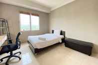 ห้องนอน Simply Executive Studio Apartment at Pinewood By Travelio