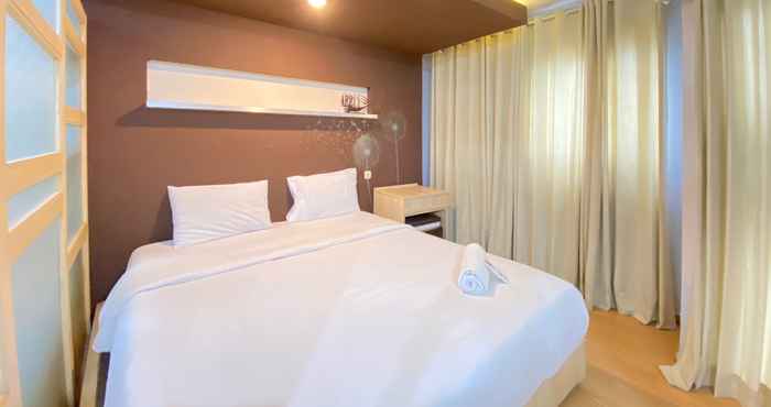 Kamar Tidur Spacious Studio Apartment  at Gateway Ahmad Yani Cicadas By Travelio