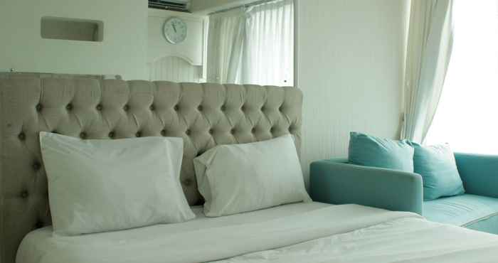 Bilik Tidur Tidy and Elegant Studio at Grand Kamala Lagoon Apartment By Travelio