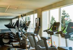 Fitness Center 7 Fully Furnished with Comfortable Design Studio Apartment at Menteng Park By Travelio