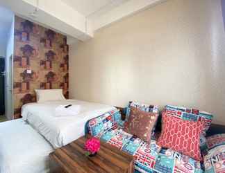 Kamar Tidur 2 Scandinavian Studio Room Apartment at Grand Asia Afrika By Travelio