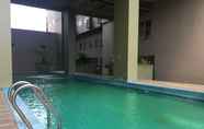 Swimming Pool 5 Scandinavian Studio Room Apartment at Grand Asia Afrika By Travelio