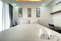 Bedroom Gorgeous Studio Room Apartment at Grand Asia Afrika By Travelio