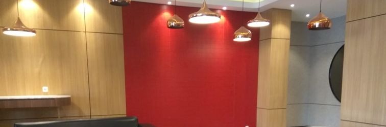 Lobby Private Studio Room Apartment at Taman Melati Jatinangor By Travelio
