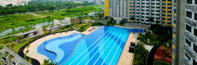 Lobi Spacious and Comfy 2BR at Springlake Summarecon Apartment Bekasi By Travelio