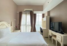 Bedroom 2 Bohemian Studio Room Apartment at Taman Melati Jatinangor By Travelio