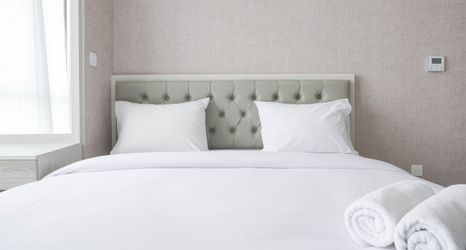 Bedroom 2 Comfy and Stunning 1BR at Ciputra World 2 Apartment By Travelio