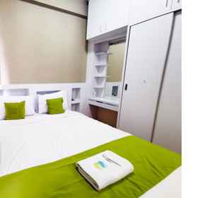 Bedroom 1 Relax & Cozy Room at AWS Apartment by Rainbow, Banjar Fried Chicken Hotels