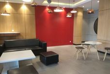 Lobby Studio Monochrome Room at Taman Melati Jatinangor Apartment By Travelio