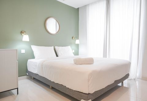 Bedroom Spacious and Cozy Stay Studio at West Vista Apartment By Travelio