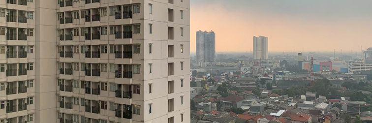 Lobby Comfort Studio Room at Apartment Margonda Residence 5 By Travelio