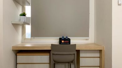 Common Space 4 Comfort Studio Room at Apartment Margonda Residence 5 By Travelio