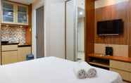 Bedroom 2 Stylish Studio at Apartment Taman Melati Surabaya By Travelio