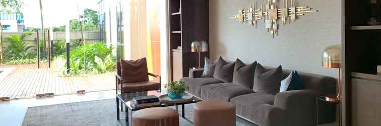 Lobi Elegant and Comfort 2BR at Permata Hijau Suites Apartment By Travelio