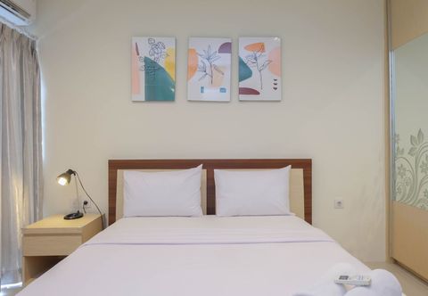Bedroom Comfy and Nice Studio Tamansari Semanggi Apartment By Travelio