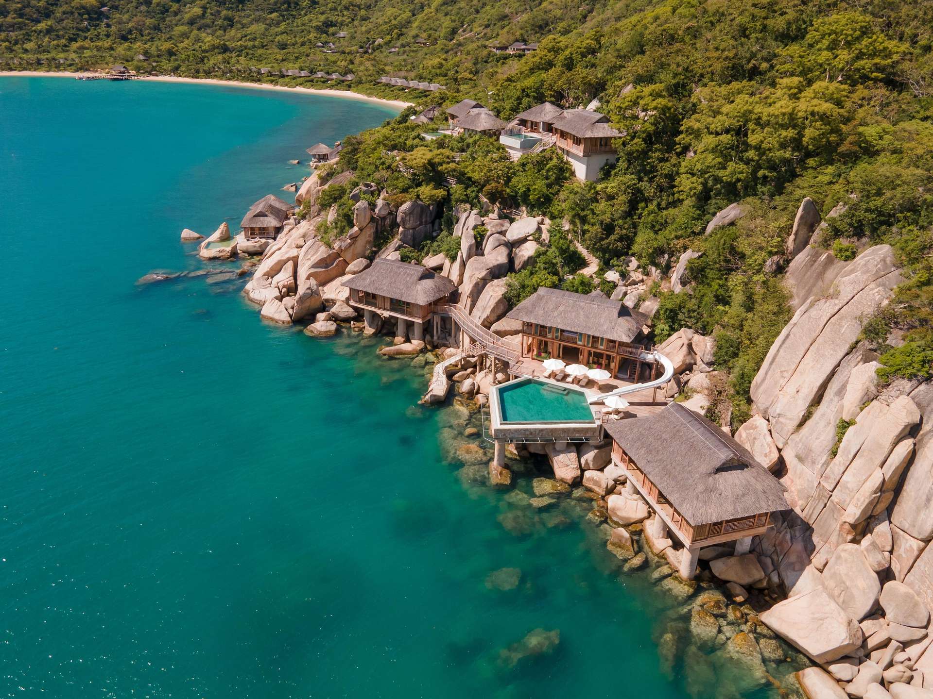 Toàn cảnh Six Senses Ninh Vân Bay