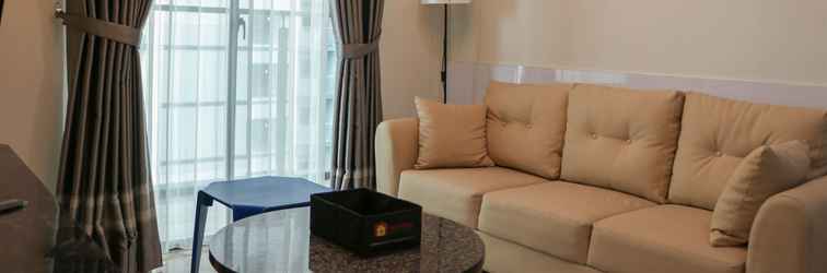 Lobi Comfy and Elegant 3BR Daan Mogot City Apartment By Travelio
