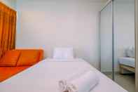 Bedroom Cozy High Floor Studio Apartment at Grand Kamala Lagoon Apartment By Travelio