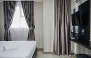 Bedroom 2 Cozy and Nice Studio at Bintaro Icon Apartment By Travelio
