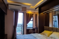 Bedroom Trans Studio Apartement with Epic Mountain view