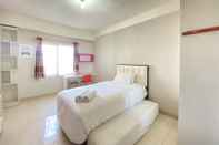 Bedroom Quiet Private Studio Room Apartment at Pinewood Jatinangor By Travelio